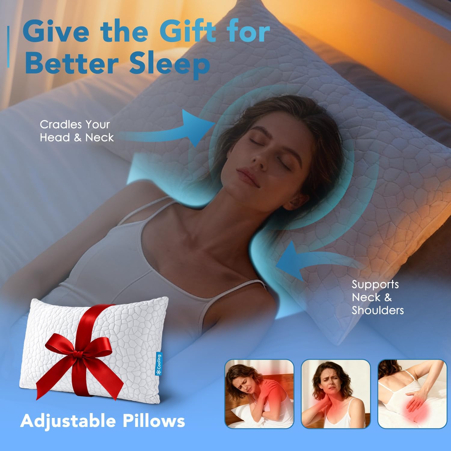 Cool Comfort Pillow for Women