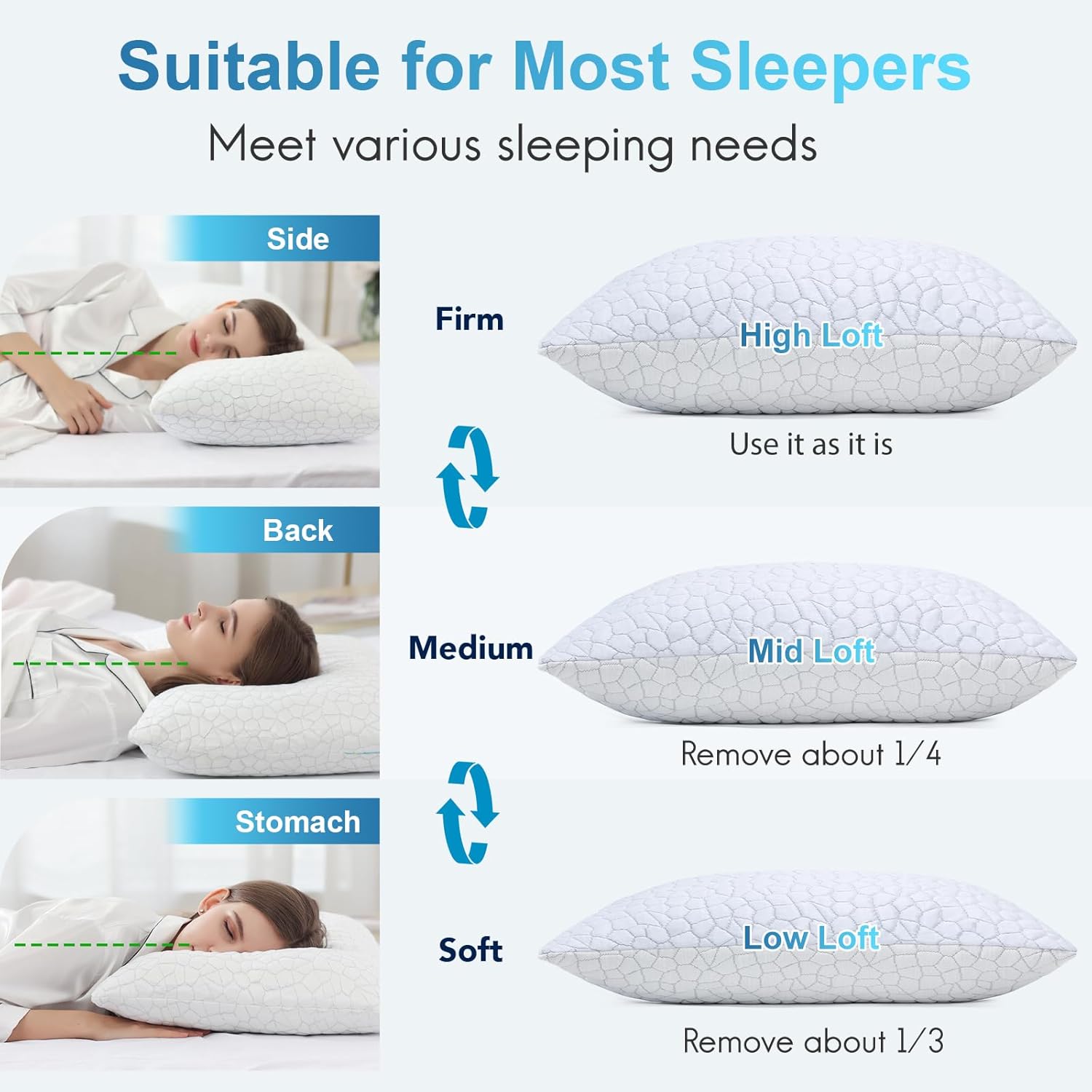 Cool Comfort Pillow for Women