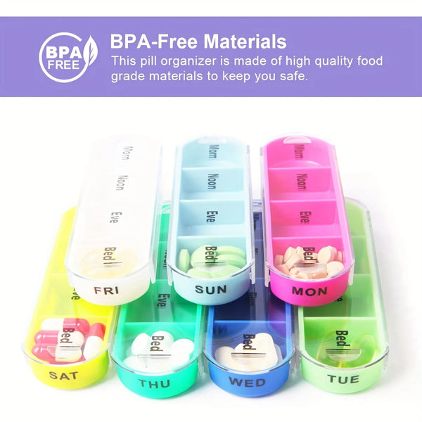 Stylish Weekly Pill Case